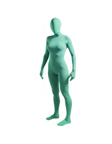 Bright green Green Screen costume, size M