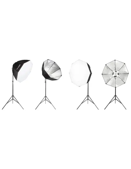 Набір з тлом ProSetup™ 8x85W LED octa 80см