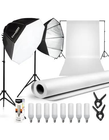 Набір з тлом ProSetup™ 8x85W LED octa 80см