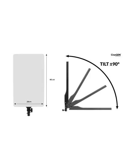 LED-Deckenleuchte ENSÖ™ 240 auf Stativ