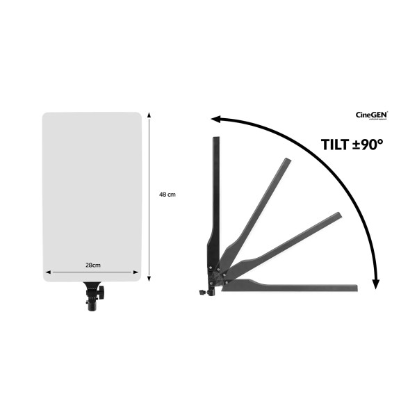 Zestaw 2 lamp LED ENSÖ 240 na statywie | CineGEN