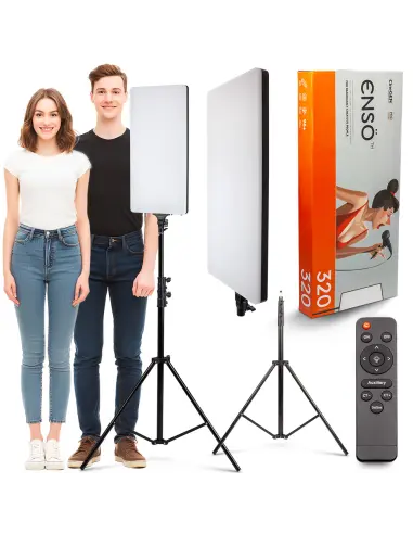 LED ENSÖ™ 320 Panel Lamp on Stand