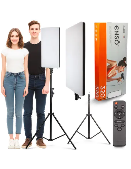 LED ENSÖ™ 320 Panel Lamp on Stand