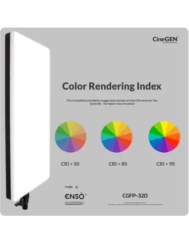 Zestaw lamp panelowych LED ENSÖ™ 320 na statywie