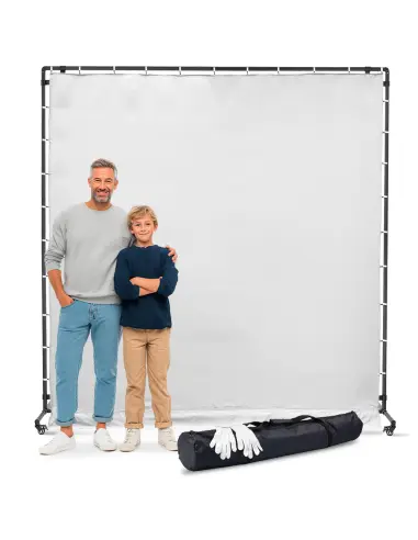 White Studio Frame, 3x3m