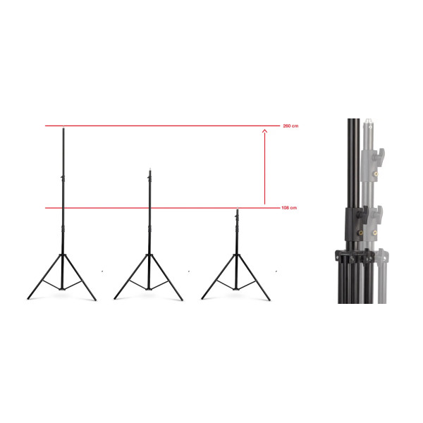 Zestaw 2 lamp LED ENSÖ 150 GlowBar | CineGEN