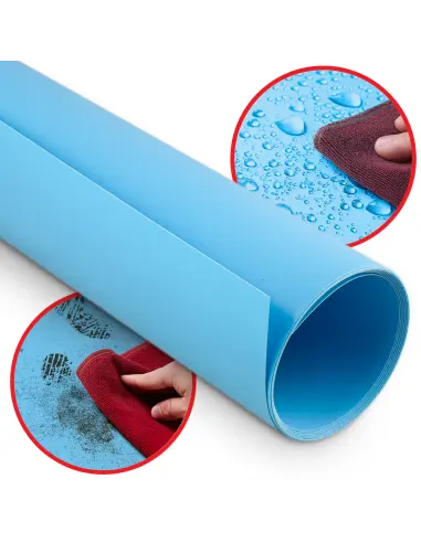 PVC Background, 100cm x 200cm, Blue