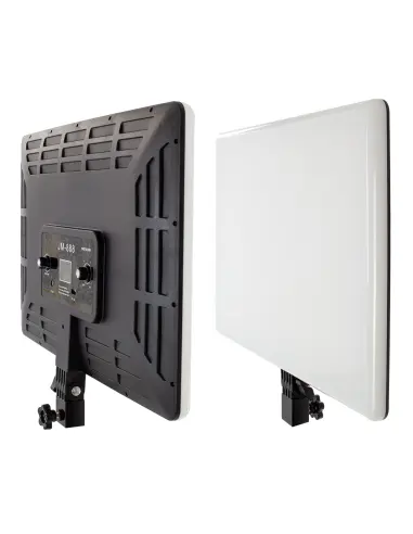 Zestaw 2 lamp panelowych LED na statywie