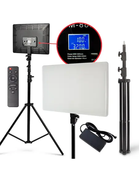 LED-Deckenleuchte auf Stativ