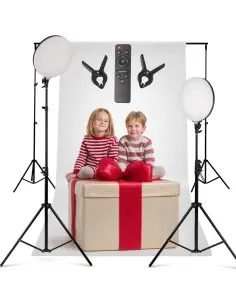 Zestaw z białym tłem 2x lampa panelowa LED 330