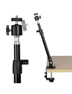 Uniwersalny statyw biurkowy z głowicą