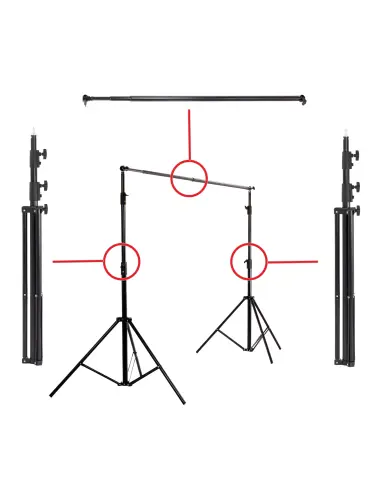 FrameDrop Background Kit with 300cm Telescopic Bar