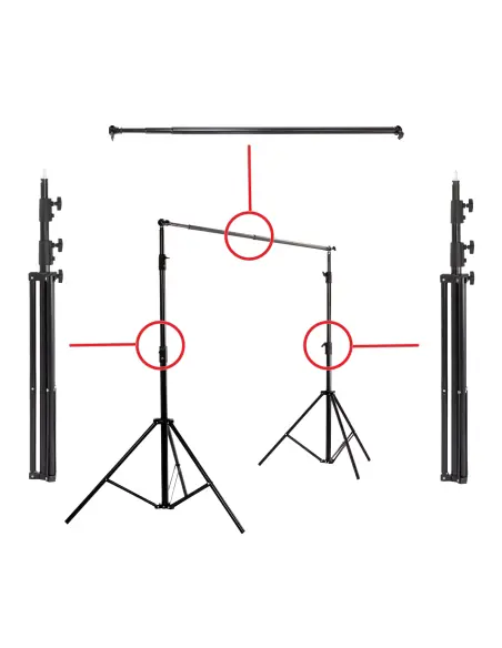 FrameDrop Background Kit with 300cm Telescopic Bar