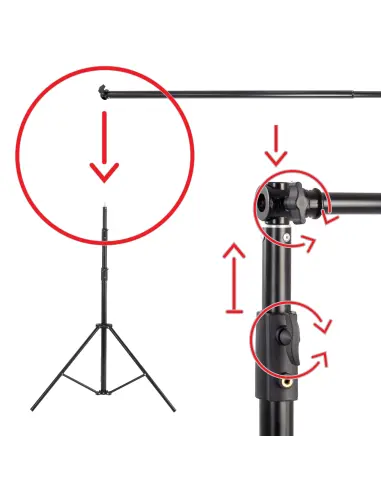 FrameDrop Background Kit with 300cm Telescopic Bar