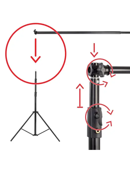 FrameDrop Background Kit with 300cm Telescopic Bar
