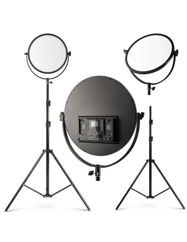 Lampa LED panelowa okrągła Luminelle™ + statyw