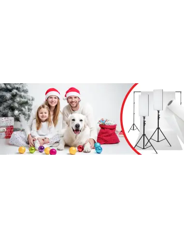 Zestaw z białym tłem 2x lampa panelowa LED 320