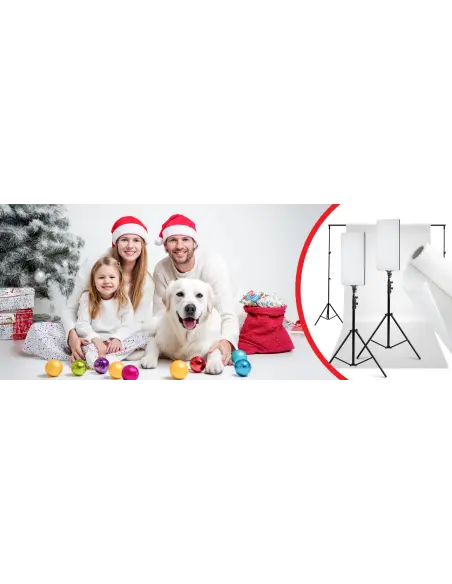 Zestaw z białym tłem 2x lampa panelowa LED 320