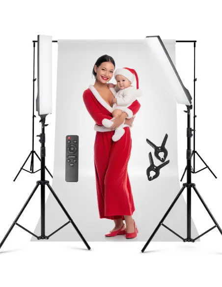 Zestaw z białym tłem 2x lampa panelowa LED 150