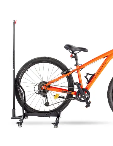 Stojak na rower z kółkami