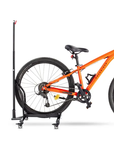 Stojak na rower z kółkami