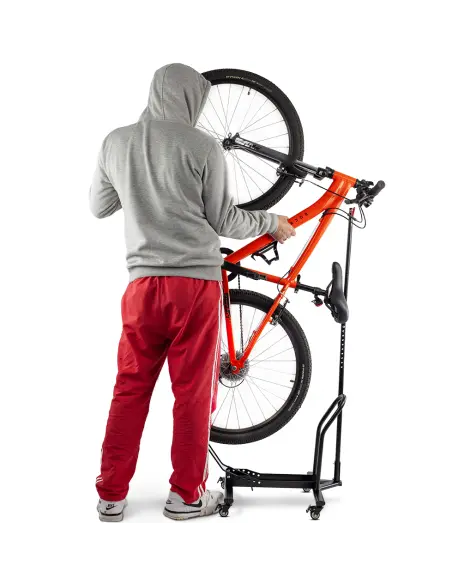 Stojak na rower z kółkami