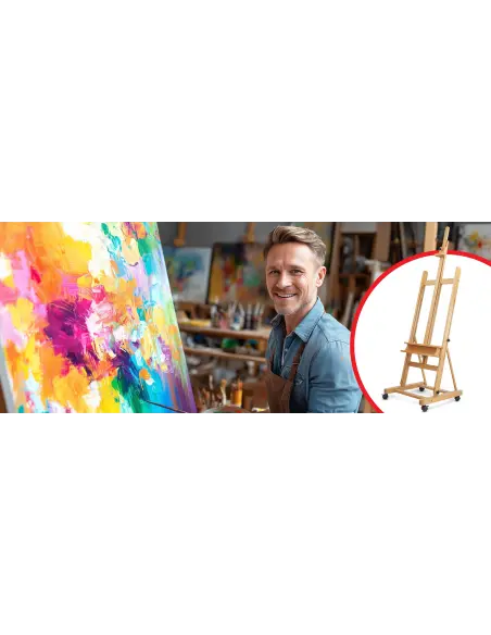 Sztaluga malarska 300cm z kółkami