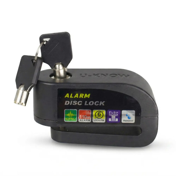Alarm blokada rowerowa z linką zabezpieczającą