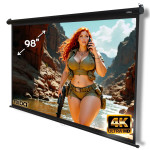 Unrolled Blackwell 98 screen with a black cassette and an arrow marked 98" on the diagonal