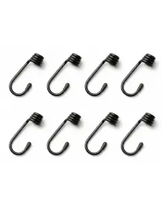 Zestaw 8 haczyków do mocowania tła