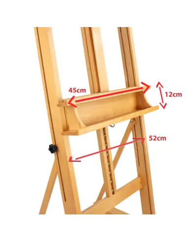 Sztaluga malarska 300cm z kółkami i klipsem