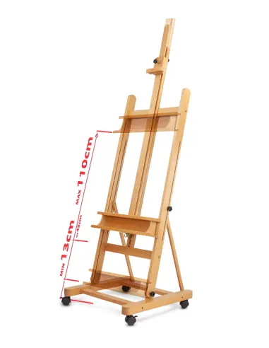Sztaluga malarska 300cm z kółkami i klipsem