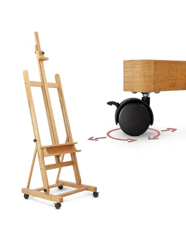 Sztaluga malarska 300cm z kółkami i klipsem