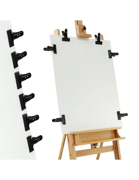 Sztaluga malarska 300cm z kółkami i klipsami