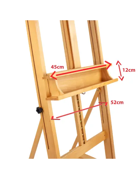 Sztaluga malarska 300cm z kółkami i klipsami