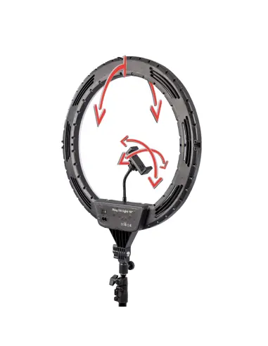 Lampa pierścieniowa ring LED z pilotem CGRI-20N