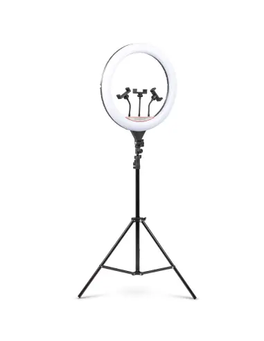 Lampa pierścieniowa ring LED z pilotem i statywem