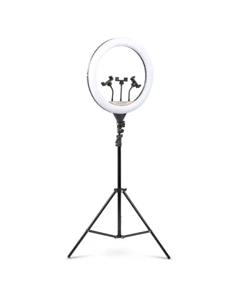 Lampa pierścieniowa ring LED z pilotem i statywem