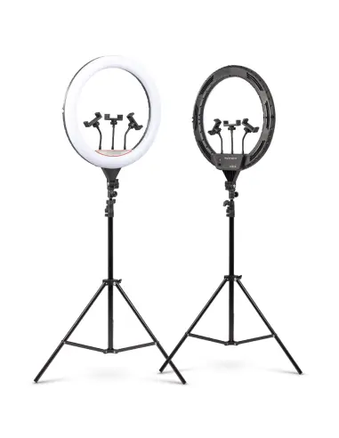 Lampa pierścieniowa ring LED z pilotem i statywem