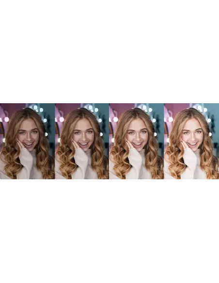 Lampa pierścieniowa ring LED z pilotem i statywem