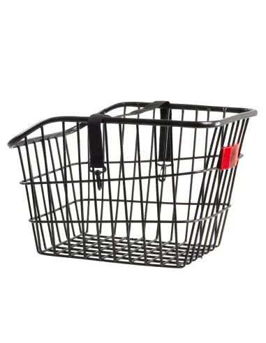 Kosz rowerowy tylni z dodatkowymi odblaskami