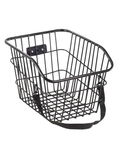 Kosz rowerowy tylni z dodatkowymi odblaskami