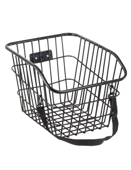 Kosz rowerowy tylni z dodatkowymi odblaskami