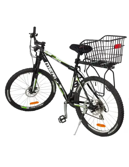 Kosz rowerowy tylni z dodatkowymi odblaskami