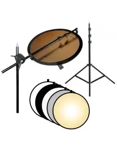 Zestaw fotograficzny uniwersalny uchwyt i blenda