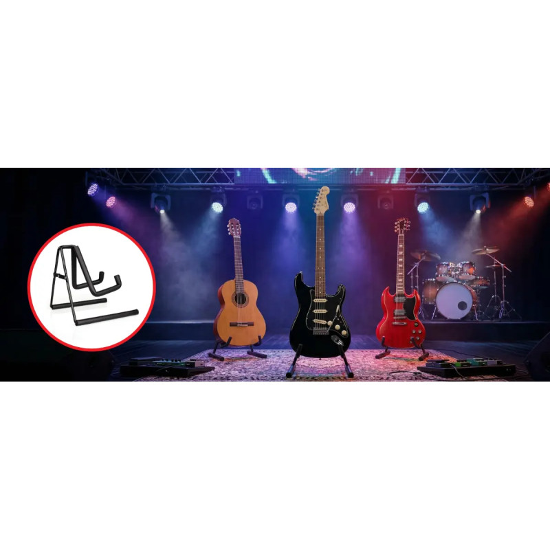 Statyw gitarowy RM-ROCK-01K – stabilne mocowanie