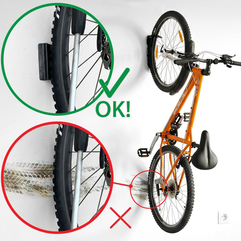 Uchwyt ścienny rowerowy RM-BWR-08