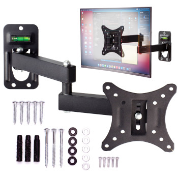 Uchwyt na monitor ścienny regulowany 60-320cm 8kg SOLIDNY
