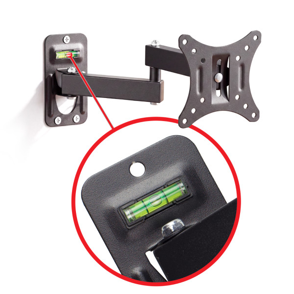 Uchwyt na monitor ścienny regulowany 60-320cm 8kg SOLIDNY