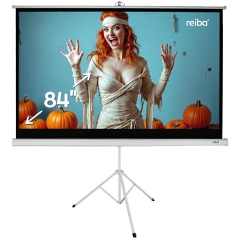 Screenbox 84" Ekran statywowy 185x105 | Reiba